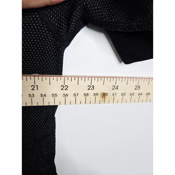 Fabletics Shirt Mens XL Black Performance Short Sleeve Activewear Running Gym - Picture 4 of 5